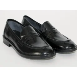 Bubetti 9748 loafer i sort skind