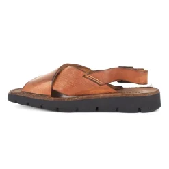 Bubetti 3520 sandal i vasket cognac skind