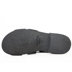 Bubetti 3574 sandal i vasket sort skind