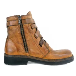 Bubetti 9980 støvle i cognac vasket skind