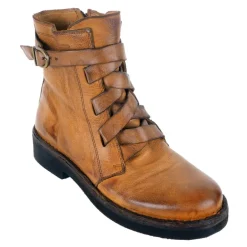 Bubetti 9980 støvle i cognac vasket skind