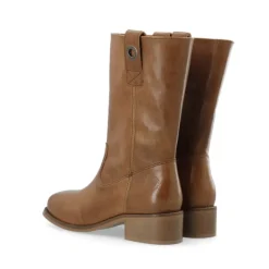 Cashott CASVILMA mellemlang støvle i cognac skind