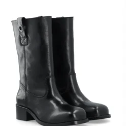 Cashott CASVILMA mellemlang støvle i sort skind