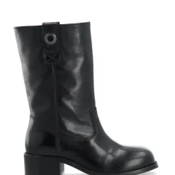 Cashott CASVILMA mellemlang støvle i sort skind