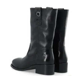 Cashott CASVILMA mellemlang støvle i sort skind