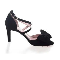 Copenhagen Shoes Celebrate i sort ruskind