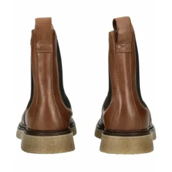 Pavement Emilie støvle i tan læder