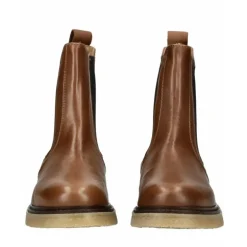 Pavement Emilie støvle i tan læder