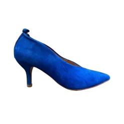 Pavement Kim pumps i blå ruskind