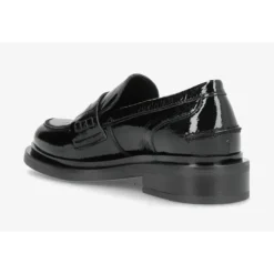 Phenumb Pure loafer i sort lakskind
