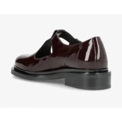 Phenumb True Mary Jane loafer i brun lakskind