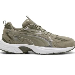 Puma Milenio Tech Suede Velvet Moss Aged Silver