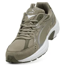 Puma Milenio Tech Suede Velvet Moss Aged Silver