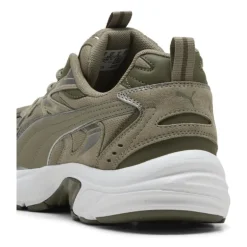 Puma Milenio Tech Suede Velvet Moss Aged Silver
