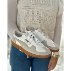 Puma Palermo White-Glacial Gray-Gum
