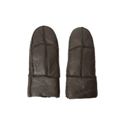 RE:DESIGND Henny skindluffer i mørkebrun