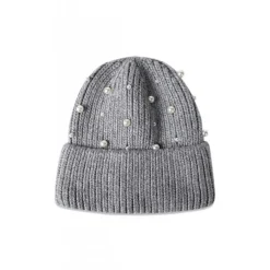 RE:DESIGNE Rabi huei grå med perler