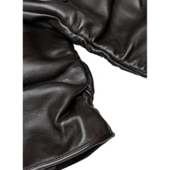 RE:DESIGNED Anvi skindhandske i mørkebrun