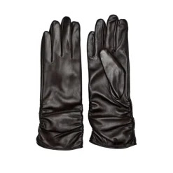 RE:DESIGNED Anvi skindhandske i mørkebrun