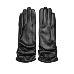 RE:DESIGNED Anvi skindhandske i sort