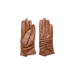 RE:DESIGNED Eda skindhandske i cognac