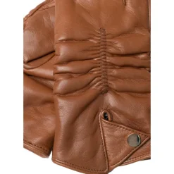 RE:DESIGNED Eda skindhandske i cognac