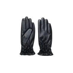 RE:DESIGNED Elke skindhandske i sort