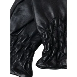 RE:DESIGNED Elke skindhandske i sort