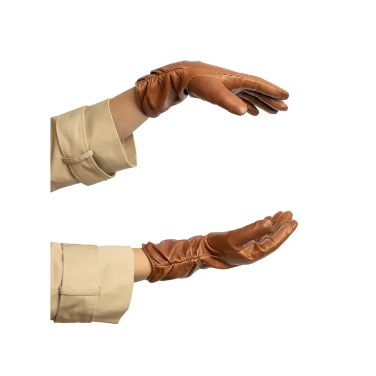 RE:DESIGNED Handske Anvi Wool i cognac