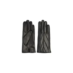 RE:DESIGNED Hattie skinhandsker i sort