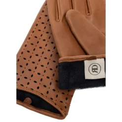 RE:DESIGNED Herdis skinhandsker i cognac