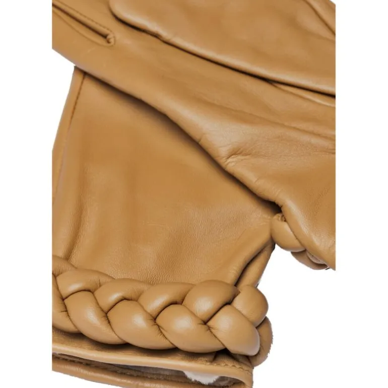 RE:DESIGNED Kaalyn skindhandske i beige