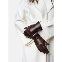 RE:DESIGNED skindhandsker Kira brun