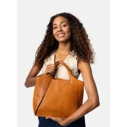 RE:DESIGNED Taske Jona Small Burned Tan