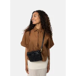 RE:DESIGNED Taske Marga i sort skind