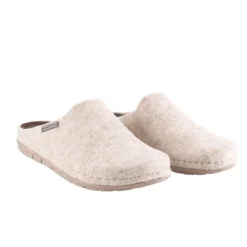 Shepherd Annsofie hjemmesko i creme uld