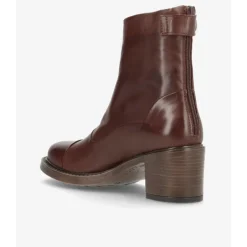 Shoedesign Copenhagen Victoria støvle i brun skind med hæl