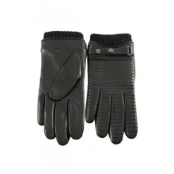 Skindhandsker Saida i sort læder