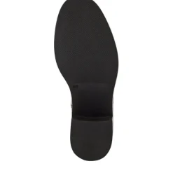 Tamaris 25307 ankelstøvle i mørkebrun skind med elastik i siderne