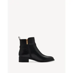 Tamaris 25321 ankelstøvle i sort skind med spænde