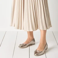 Tamaris 22105 ballerina i guld med similisten