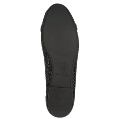 Tamaris 22138 ballerina i sort flet
