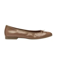 Tamaris 22116 ballerina sko i brun skind