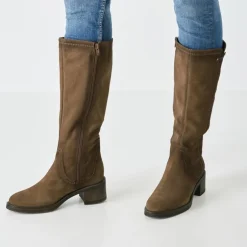 Tamaris 25501 langskaftet støvle i ruskind