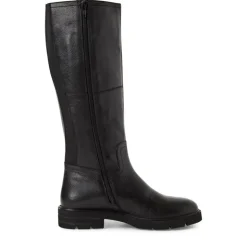 Tamaris 25616 langskaftet støvle i sort skind