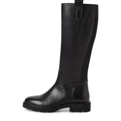 Tamaris 25616 langskaftet støvle i sort skind