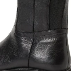 Tamaris 25616 langskaftet støvle i sort skind