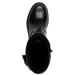 Tamaris 25623 langskaftet støvle i sort kroko