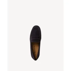 Tamaris 24229 loafer i navy ruskind