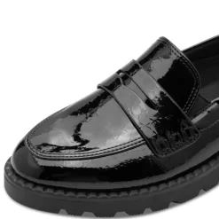 Tamaris 24312 loafer i sort lak